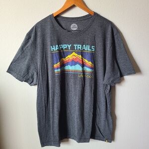 Life is Good Men's Grey Graphic T-Shirt